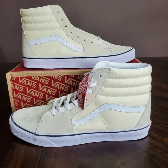 Vans | Shoes | Vans Sk8hi Classic White True White Men Size  display picture 3